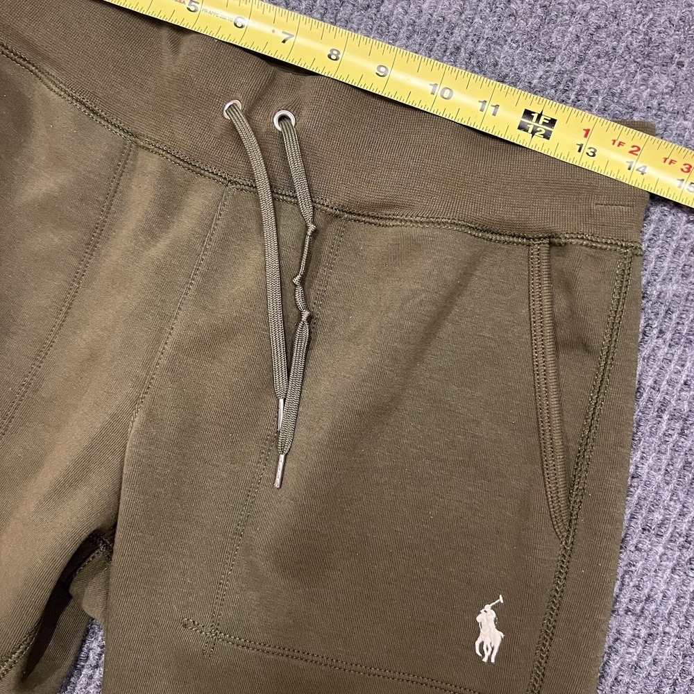 POLO RALPH LAUREN Sweatpants Joggers Womens Small Olive Double Knit Tech Pockets - Picture 5 of 8